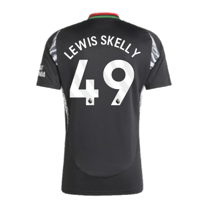 match worn 2024-2025 Arsenal Away Shirt (Lewis Skelly 49)