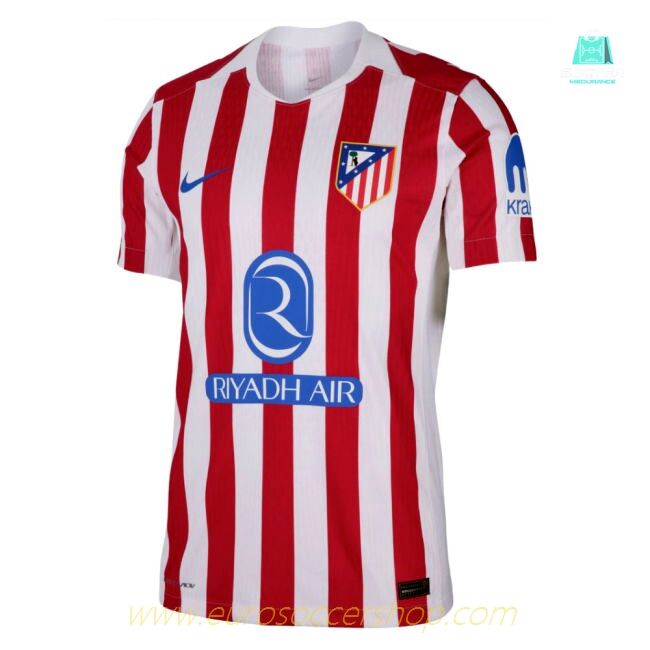 2025-2026 Atletico Madrid Home Authentic Shirt (Lenglet 15)