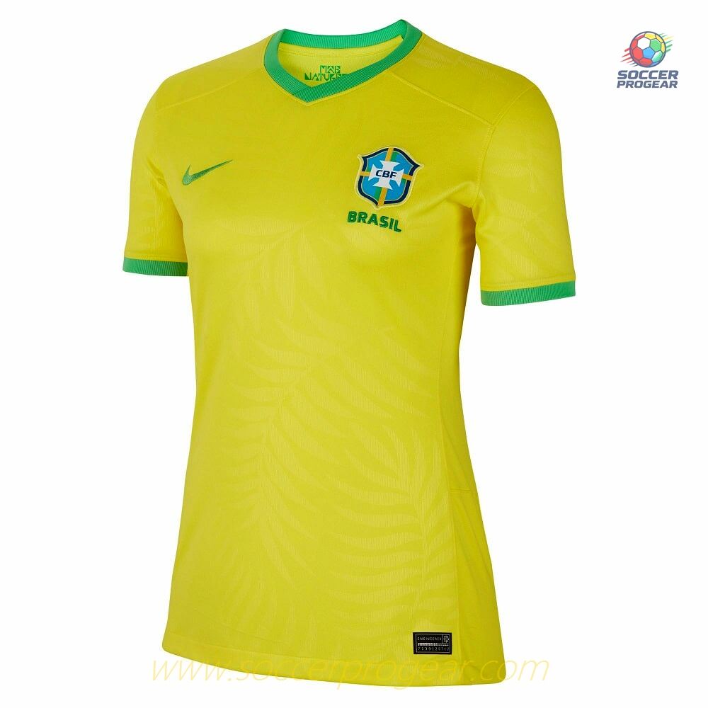 BRAZIL Player Version HOME SHIRT 2023 2024 WOMEN