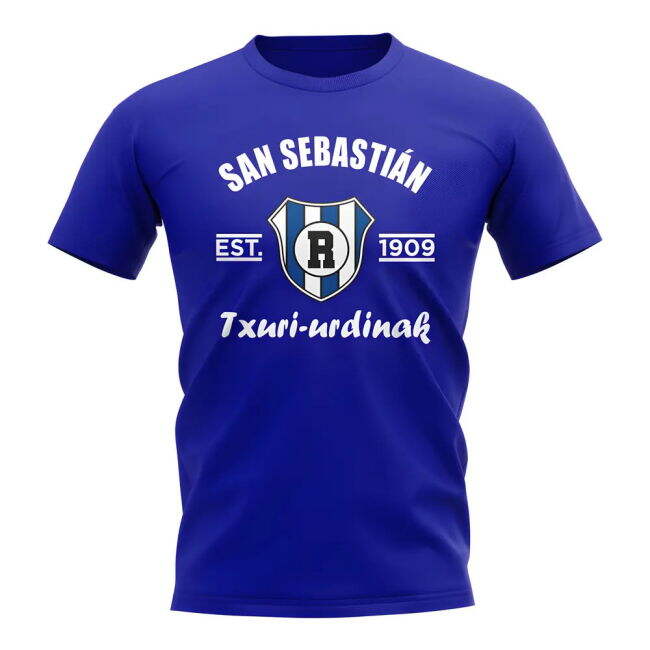 Real Sociedad Established Football T-Shirt (Royal)