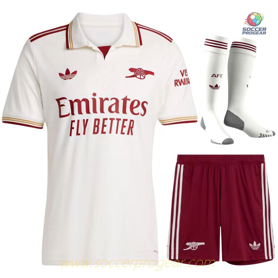 Arsenal Third Child Kit Soccer Shirt 2025/26 Collection