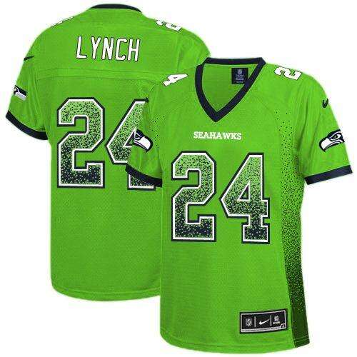 Stitched Seattle #None Green Drift Fashion Elite NFL Jersey official