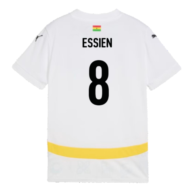2024-25 Collection Ghana Home Shirt Official Kids Edition (Essien 8)