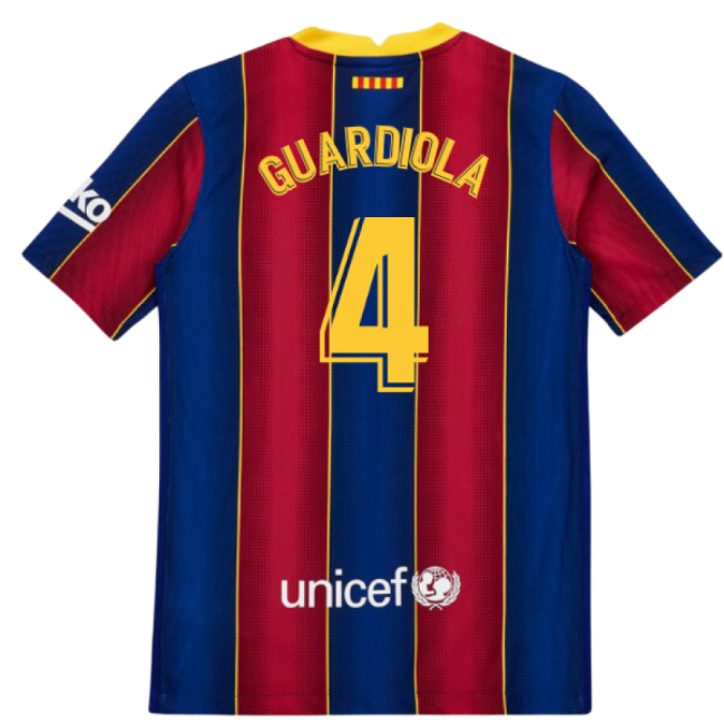 2020-2021 Camiseta Barcelona Local Niños - Auténtica - Guardiola 4