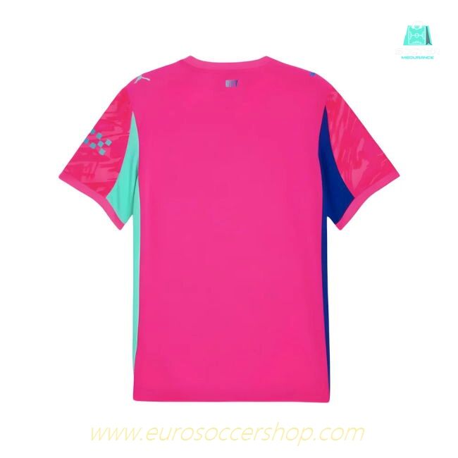 2025-2026 Man City Goalkeeper Home Shirt (Pink)