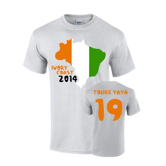 Updated Breathable Ivory Coast Home Match Shirt (Coast 2014)