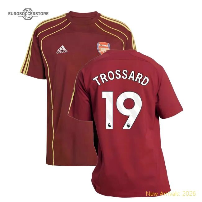 Authentic 2025-2026 Arsenal Ubp Tee (noble Maroon) (trossard 19)