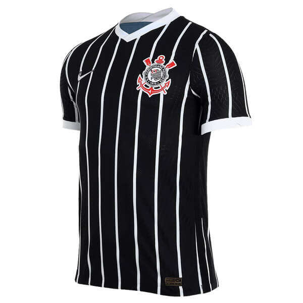 SC CORINTHIANS 20-21 AWAY BLACK SOCCER JERSEY SHIRT - Official