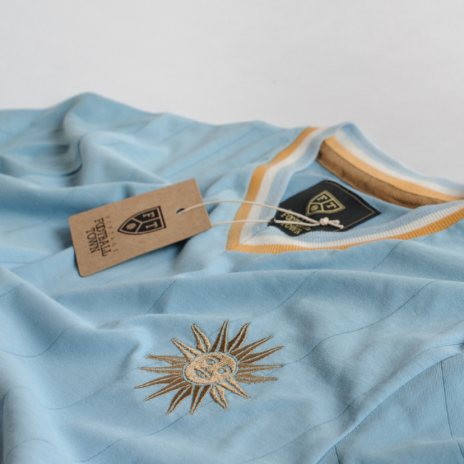 Football Vintage Uruguay La Celeste Soccer Jersey Premium