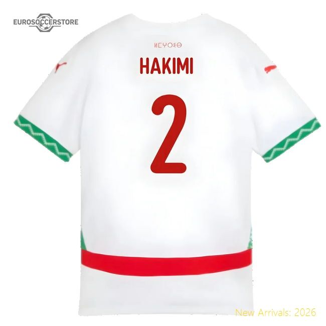 Morocco Kids 20242025 Away Jersey  Authentic Aeroready