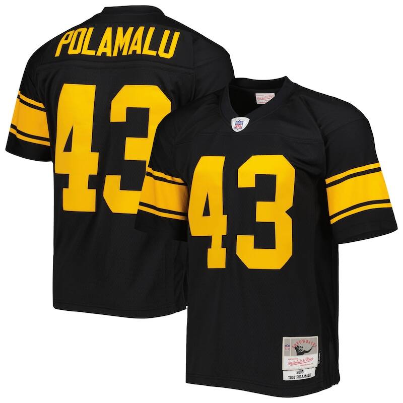 None Troy Polamalu Pittsburgh Steelers Budget-Friendly Fan Apparel