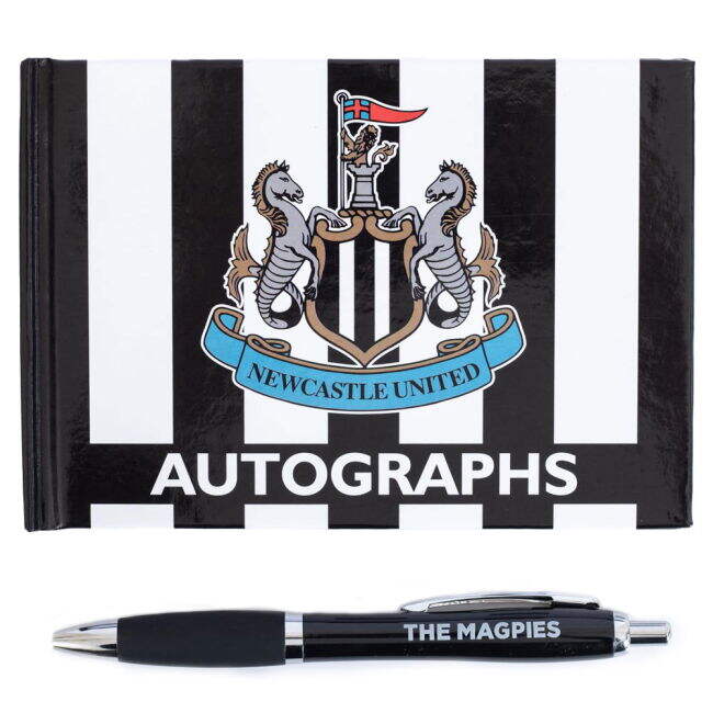 Newcastle United FC Autograph Book & Pen - game day