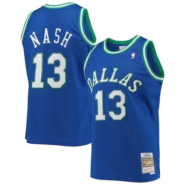Steve Nash DAL Swingman Jersey - classic Basketball - Blue sports