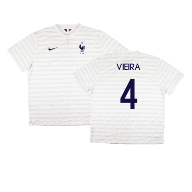 Original 2014-2015 France UEFA Away Kit (Vieira 4)