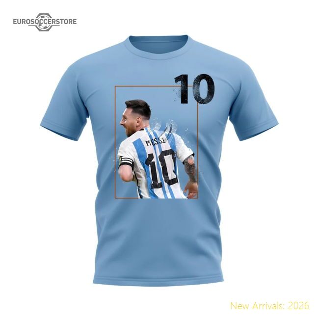 Pro Messi Argentina T-shirt - Casual 2024-2025 Modern Retro