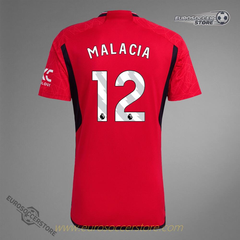 Manchester United MALACIA 12 Home Jersey for the 23-24 season.