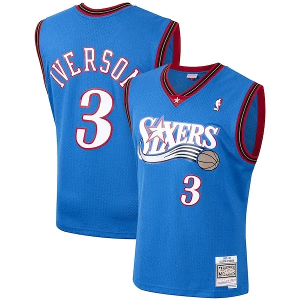Allen Iverson PHI Swingman Jersey - fashionable Basketball training