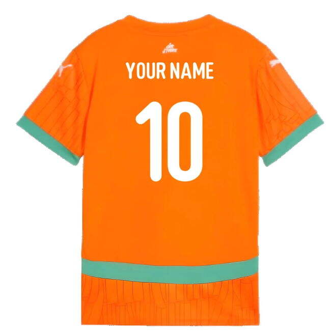 2024-2025 Ivory Coast Home Shirt (Kids) (Your Name)