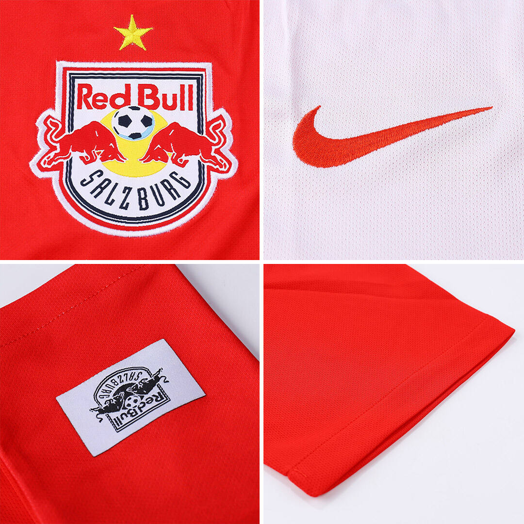 FC Red Bull Salzburg 20-21 Home WhiteRed Soccer Jersey Shirt -