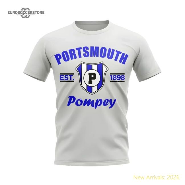 Premium Portsmouth Established Football T-shirt (white) - Premium