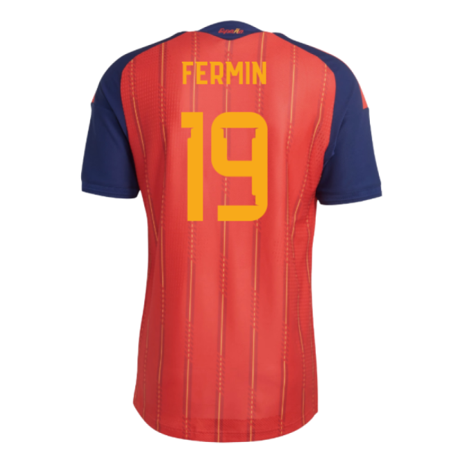 Classic Spain 2026-2027 Spain Authentic Home Shirt (Fermin 19) for ...