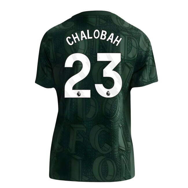 2025-2026 Chelsea Pre Match Shirt (Green) - Kids (Chalobah 23)