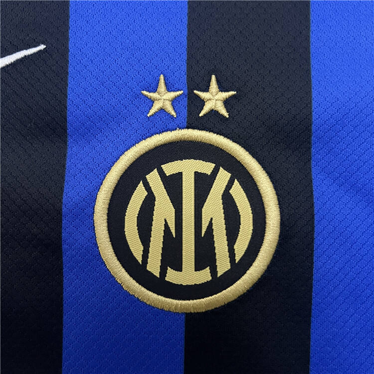 KIDS INTER MILAN 2425 HOME FOOTBALL KITShirtShorts - Official Replica