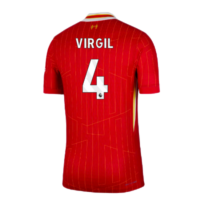 Top-Quality Liverpool Virgil 4 2024 2024-2025 Liverpool Dri-Fit ADV...