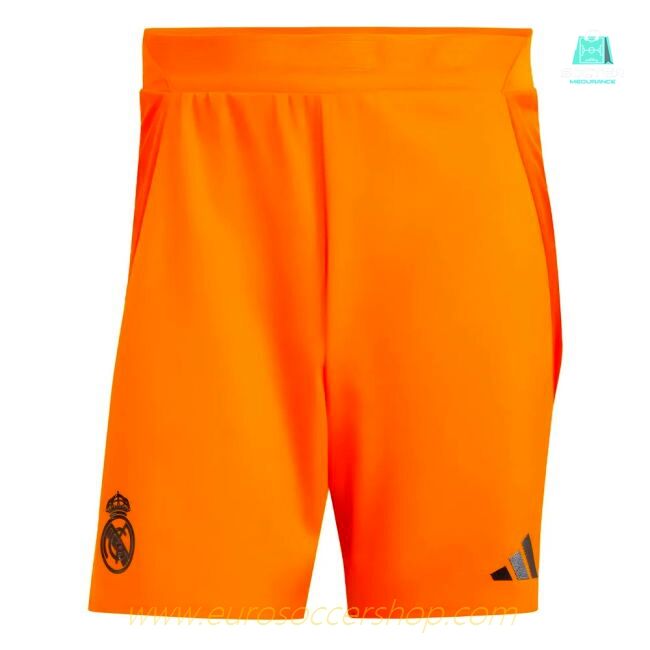 2024-2025 Real Madrid Authentic Away Shorts (Orange)