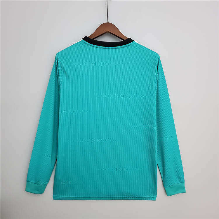 Moisture Wicking Real Madrid 21-22 Third Green Soccer Jersey Football