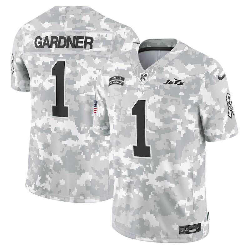 None Sauce Gardner New York Jets Great Value Replica Jersey for NFL Fa