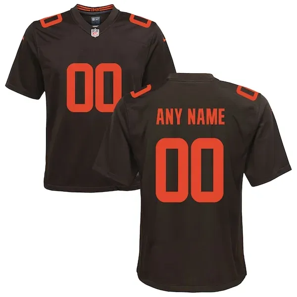 None Cleveland Browns Game Jersey - Brown | NFL Player Jersey