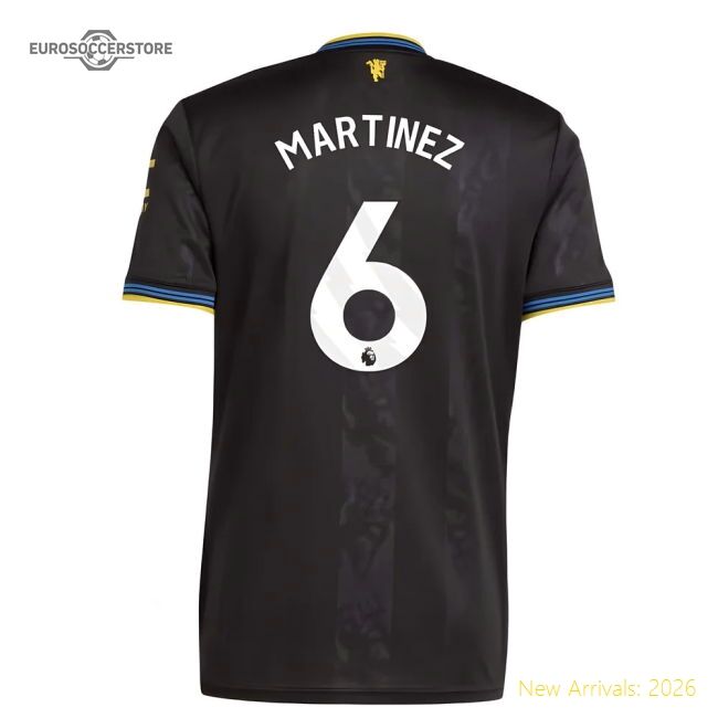 Premium 2025-2026 Manchester United Third Shirt (martinez 6)