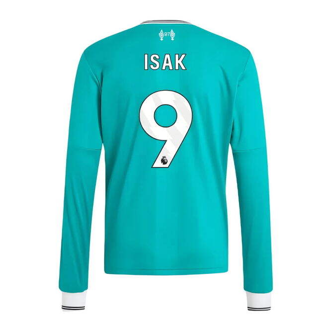 replica 2025-2026 Liverpool Long Sleeve Third Shirt (Kids) (Isak 9)