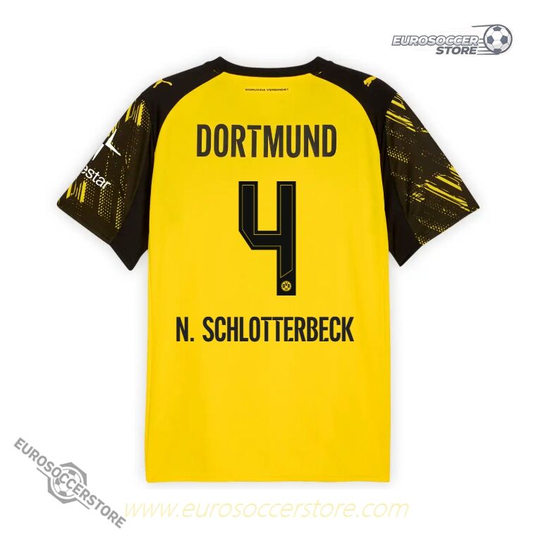 Borussia Dortmund 25-26 Home Jersey N. SCHLOTTERBECK 4