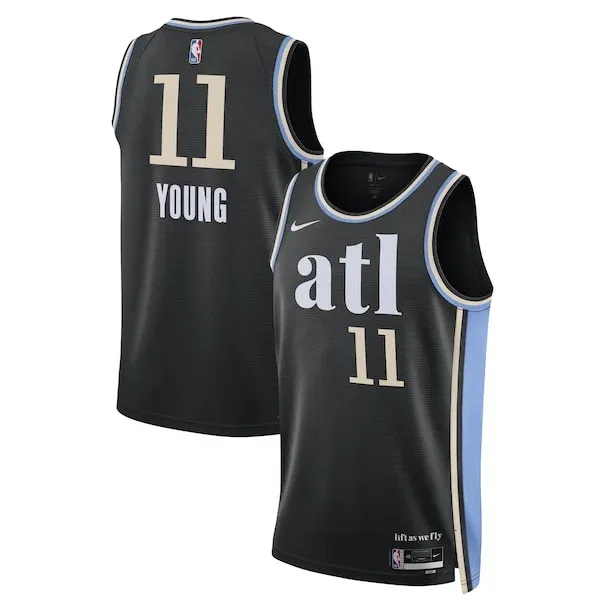 Trae Young ATL Swingman Jersey - authentic classic - Black NBA