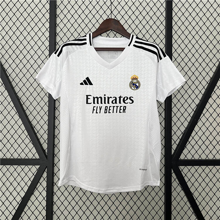 Real Madrid 2425 Women's Home White Shirt - Official Replica 24669
