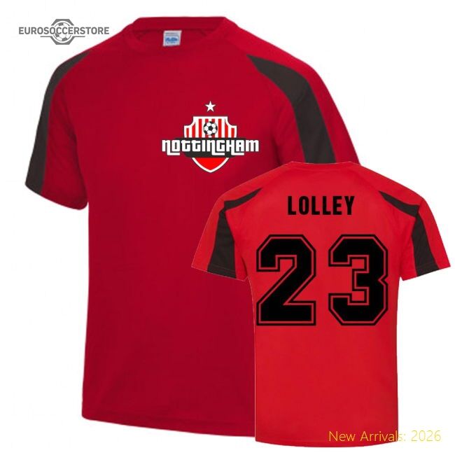 Official Joe Lolley Nottingham Forest Sports Training Jersey (red)