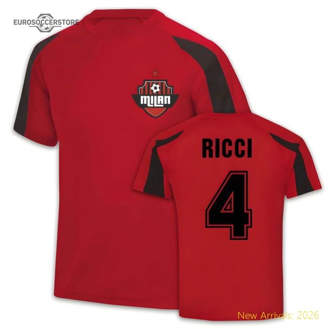 Ac Ricci Match-ready Training Jersey Italian League Performance Fabric