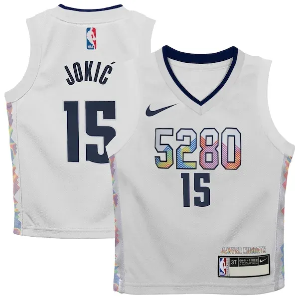Nikola Jokic DEN Swingman Jersey - classic high-quality - White