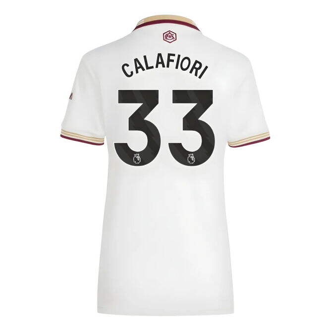 2025-2026 Arsenal Third Shirt (Womens) (Calafiori 33) - fan gear