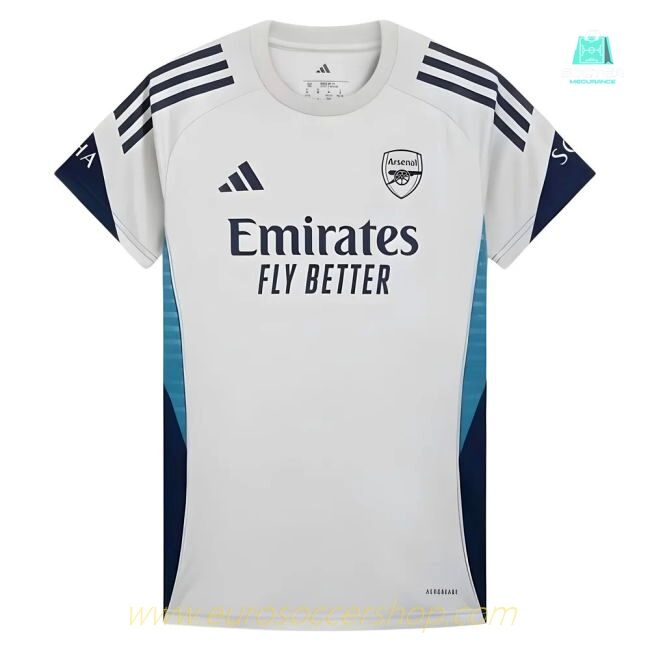 2025-2026 Arsenal Training Shirt (Grey Two) - Womens
