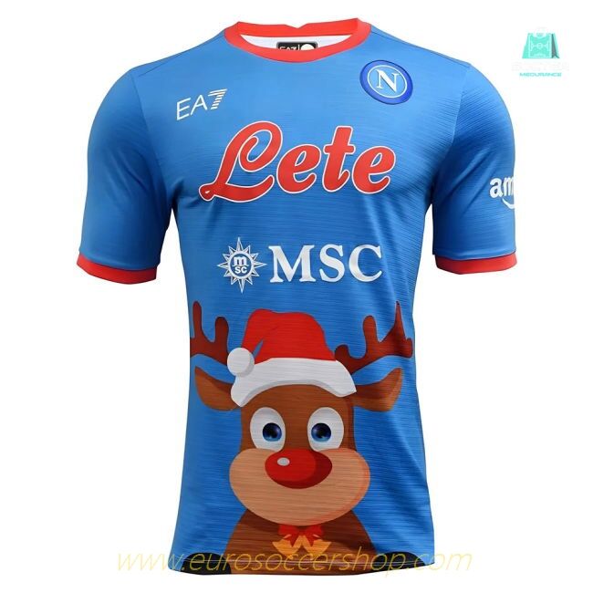 Napoli 2022-23 Special Edition Christmas Shirt (S) (Excellent)