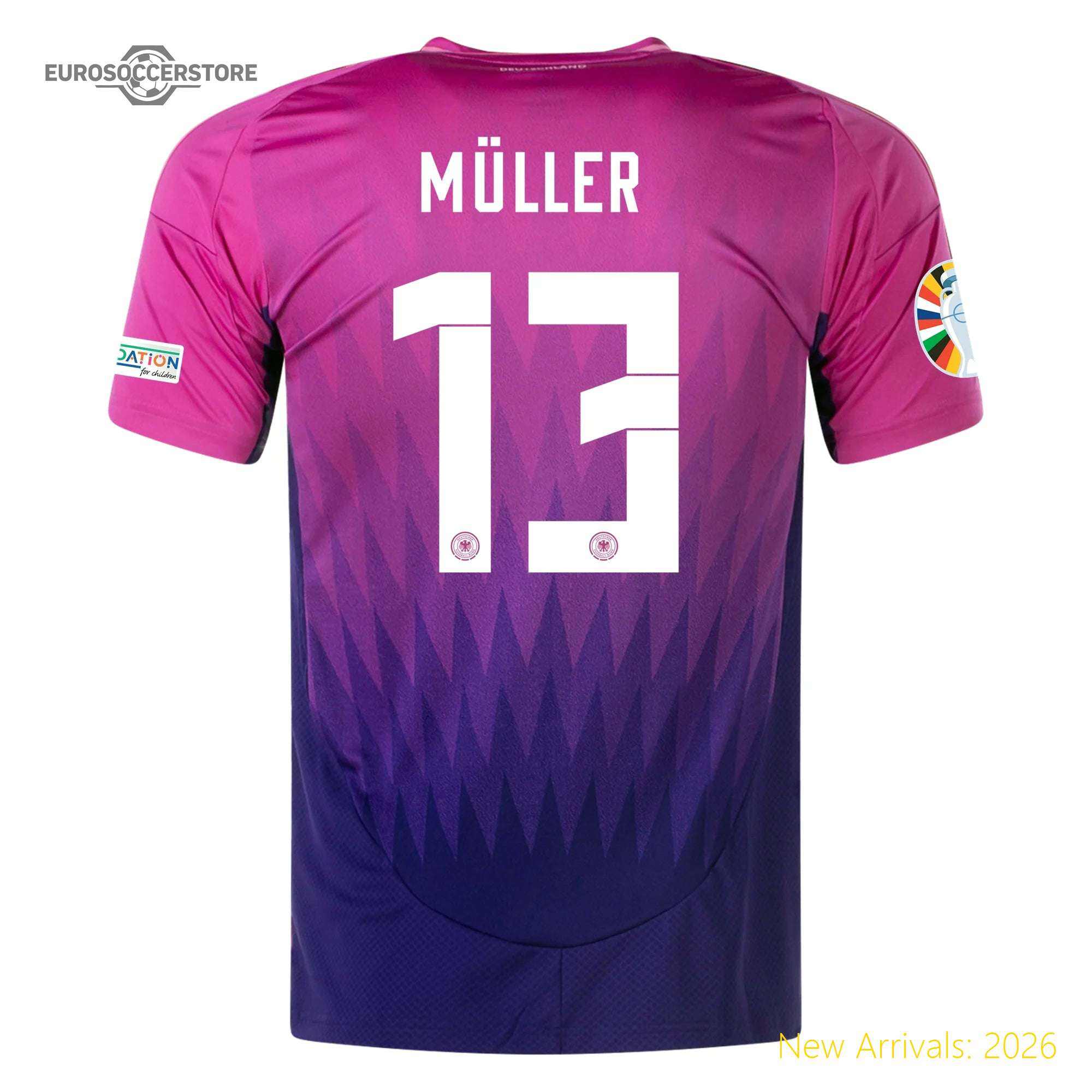 Officially Approved Men Ger Team Away Official Jersey 2024