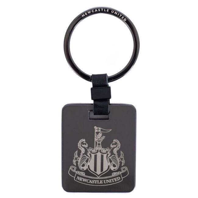 Newcastle United FC Galvanised Keyring - authentic style