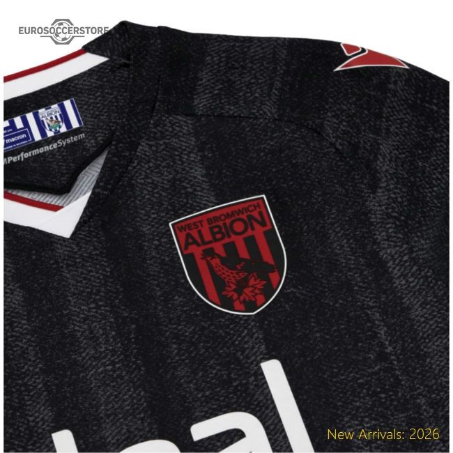 Official 2025-2026 West Bromwich Albion Wba Third Shirt - Premium
