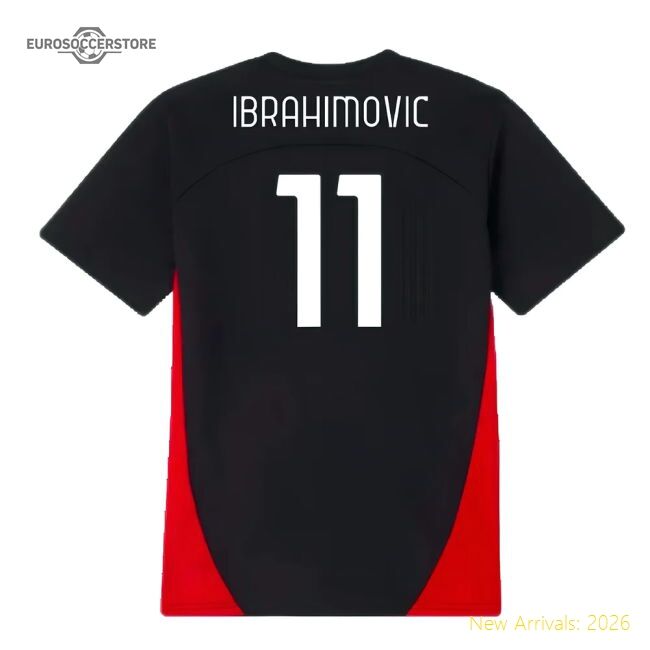 Ac Milan Ibrahimovic Official Training Jersey Serie A Macron Hyperwave