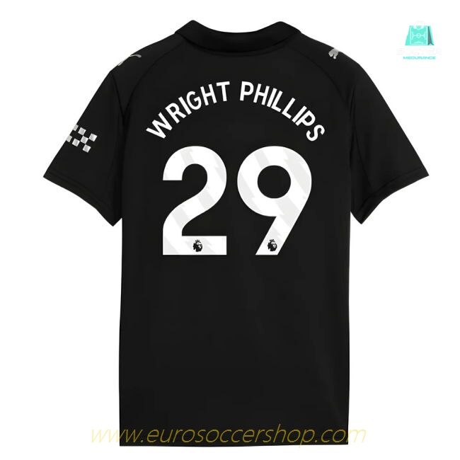 2025-2026 Man City Away Shirt (Kids) (Wright Phillips 29)