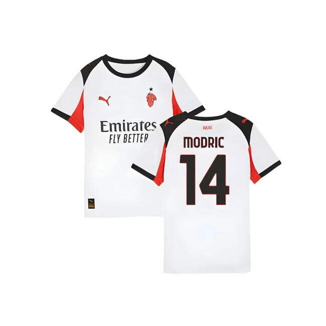 Modric 14 Pro Style AC Milan Elite Design Away Pro Level Shirt (Kids)