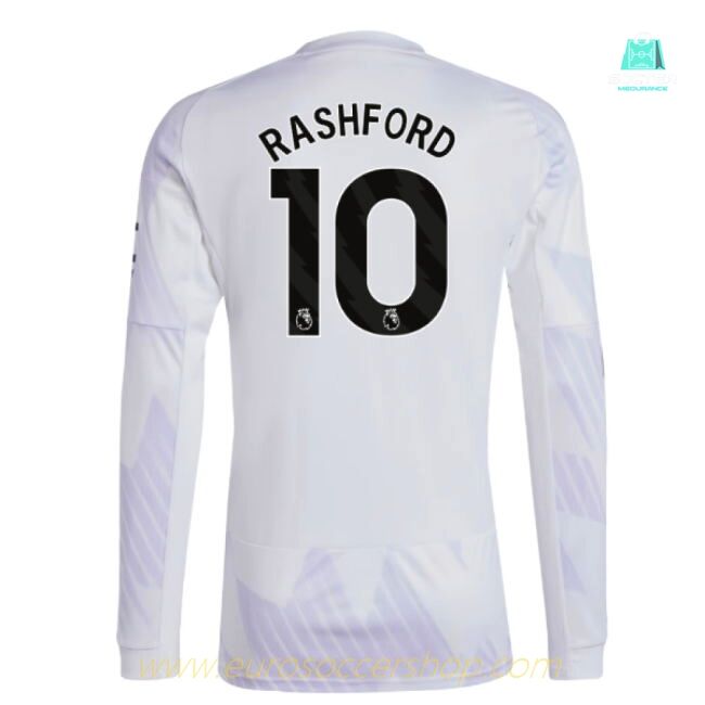 2025-2026 Man Utd Long Sleeve Away Shirt (Rashford 10)